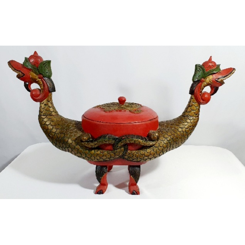 Chinees hout gesneden bruidsdoos 